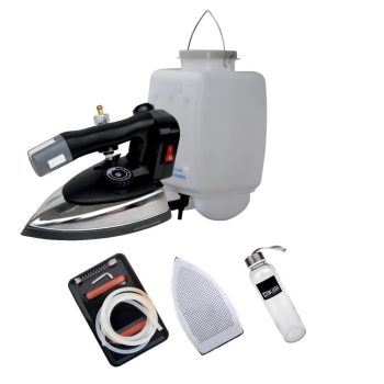 Silti Industrial Electric Steam Iron HM-94B 1200W with 4.2 Ltr bottle, Anti Shine Teflon Shoe