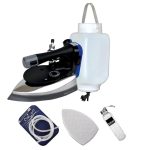 Silti Electric Professional Steam Iron ES300L Big Base Gravity Feed Iron with 4.2 Ltr bottle, Anti Shine Teflon Shoe