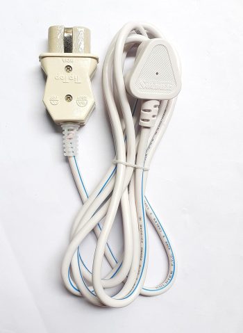 Tovito Electric Iron Pluck Wire - 2 Meter, Special Rubber with Heavy Duty Connector, Compatible with Electric Laundry Irons