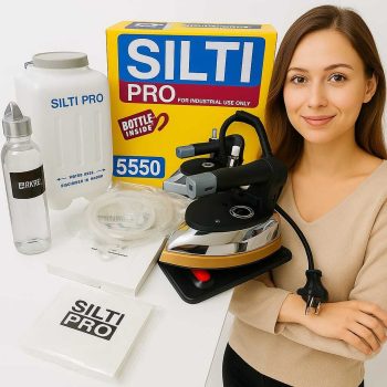 SILTI by Tovito Steam iron original es5510 with 4ltr tank for laundry,tailors and drycleaners 1850 W Steam Iron