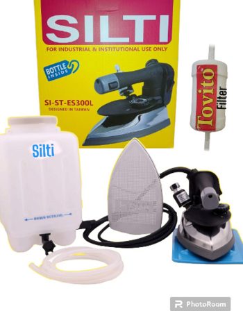 SILTI ES300L Premium high pressure steam iron box with teflon shoes and 4 ltr tank 1600 W Steam Iron